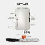 FLEXTAIL X VOLLYC EZYPACK - 25L Vacuum Storage Bag, 85% Compression, Waterproof Tear-Resistant Nylon for Camping, Travel
