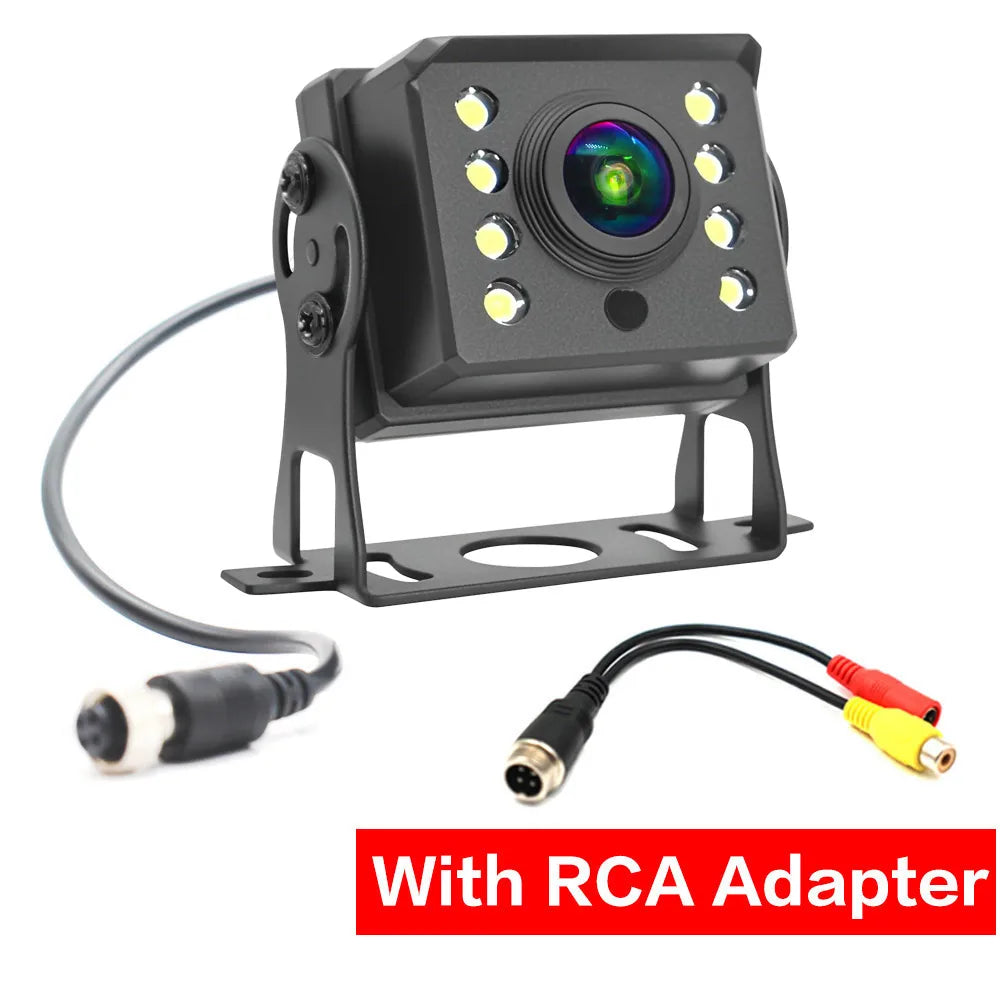 AHD 1080P Truck Rear View Camera for Bus Paking Car 12-24V 8 Led HD Night Vision Waterproof Bus Reversing Camera For Monitor