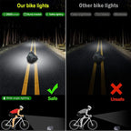 Bicycle Light Front 8/17LED 25500Lumen Bike Light 10000mAh Waterproof Flashlight USB Charging MTB Road Cycling Lamp Accessories