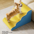 3/4/5 Step Dog Cat Ramp Ladder Pet Stair Memory Foam Sponge Dogs Sofa Removable Washable Training Pet Ramp Stairs Pet Supplies