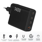 140W GaN Electric soldering iron power adapter PD3.1 for T90 soldering iron power adapter soldering kit