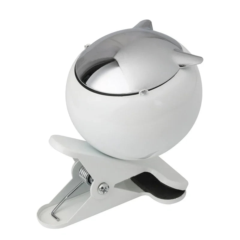Creative Metal Ashtray Ornaments with Clip Anti-fall Multi-function Living Room Ashtrays Anti-flying Ash Decorations Give Gifts