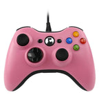 Wireless/Wired Controller For Xbox 360 Game Controller with Dual-Vibration Turbo Compatible with Xbox 360/360 Slim and PC Window