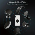 2-10Pcs 40X40mm 45x65mm Black Anti-scratch Metal Plate Disk Iron Sheet for Magnet Mobile Phone Holder