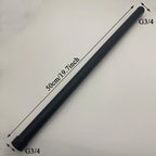 20/30/40/50cm Shower Extension Pipe G3/4 Round Bathroom Shower arm Stainless Steel Round Shower Extension Pipe Extension Pipe