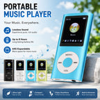 Aluminum Alloy MP3 Player Stylish Multifunctional Lossless Sound Slim 1.8 Inch LCD Screen Portable MP3 Music Player