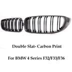 Front Bumper Kidney Gloss Black Carbon Chrome Grill M Color Grille Grill For BMW 4 Series Gran F32 F33 F36 F80 F82 2013-2020