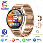 2026New GPS NFC Bluetooth Call Smartwatch Women Watch 4 mini Sport Track Heart Rate Pressure Monitoring Health Smartwatch Ladies