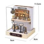 Mini Doll House Kit DIY Flower House Handmade 3D Puzzle Assembly Building Model Toys Home Bedroom Decoration with Furniture Gift