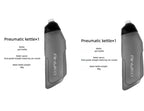 AhyKa Aerodynamic Bike Water Bottle Set 600ml Lightweight Road Bike Cycling Water Bottle Squeeze to Drink Design