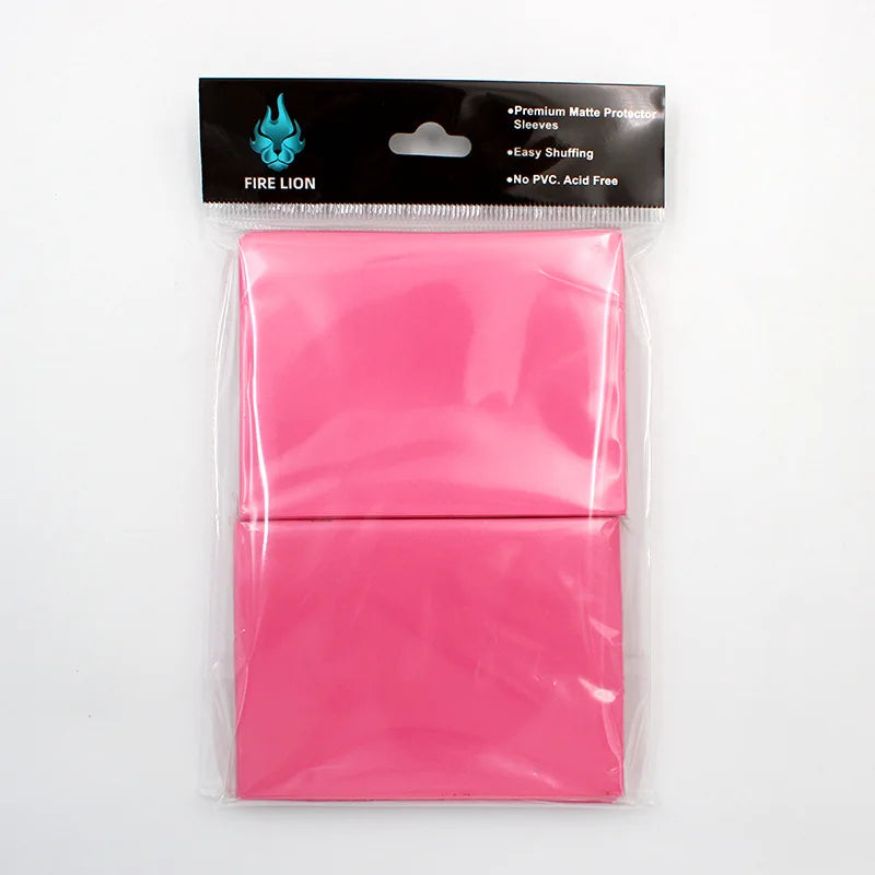 100PCS 66x91mm Matte Colorful Standard Size Card Sleeves TCG Trading Cards Protector Tarot Shield Board Games Magical Cover PKM