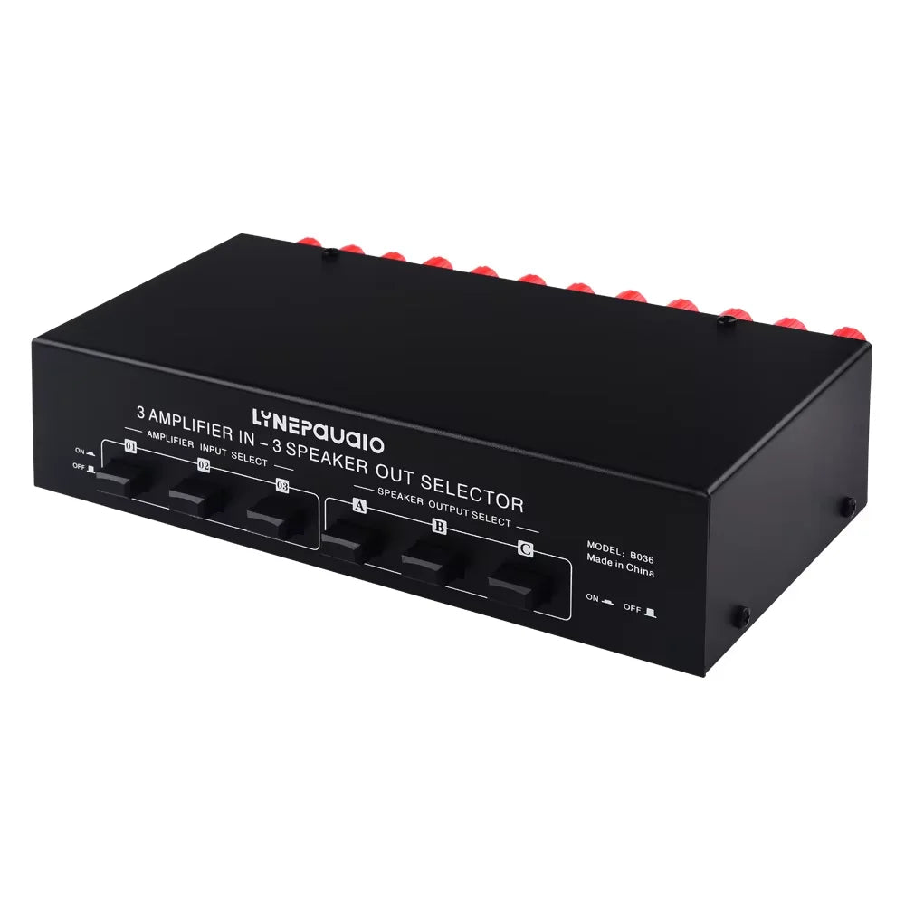 3-input 3-output passive amplifier speaker selection switcher audio switch distributor comparator sound quality lossless