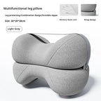 Contoured Knee Pillow for Side Sleepers, Cooling Memory Foam Leg Spacer 1pc 50x30cm