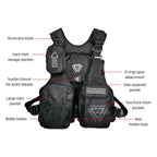 Daiseanuo Men Professional Multi-functional Life Fishing Vest Outdoor Sports Fishing Tackle Fly Swimming Adjustable Buoyant Vest