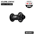 GOLDIX M370 36T Ratchet Bicycle Hubs 28 Hole J-Bend Spoke Center Lock Disc Brake Mountain Bike Hub HG/XD/MS 4pcs Seal Bearing