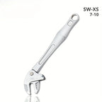 Heavy-Duty Industrial Crab Claw Wrench Self-Adjusting Ratchet Wide Jaw for Automotive Piping Manufacturing