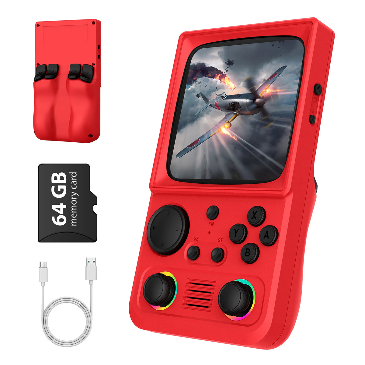 AISLPC R36T MAX Retro Handheld Game Console 22000+Games 4.0'' IPS Screen 64/128GB Supports 5G Portable Pocket Video Player