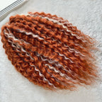 Ariel Curl Hair Synthetic Water Wave Twist Crochet Hair Afro Curls Crochet Braids Ombre Pink Braiding Hair Extension For Women