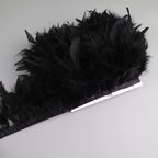 10-15cm Marabou Feathers Trim DIY Wedding Turkey Feather Ribbon Crafts Sewing Clothing Party Plume Handmade Home Decor