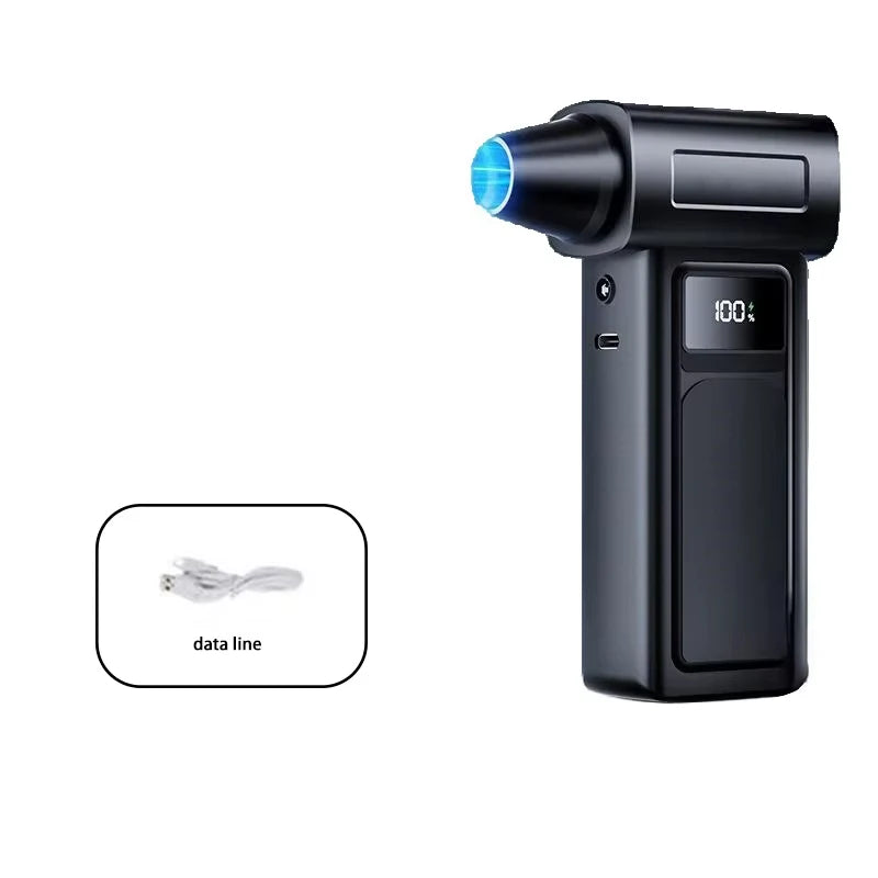 1000000 RPM Turbo Jet Blower Electric Powerful Air Blower Portable Dust Cleaner USB Charging 65m/s Brushless Jet Blower