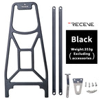 RECEVC Folding Bicycle Rear Rack Luggage Carrier BMX Baggage Rack Bike Aluminum Alloy Luggage Carrier Rear Shelf for Brompton