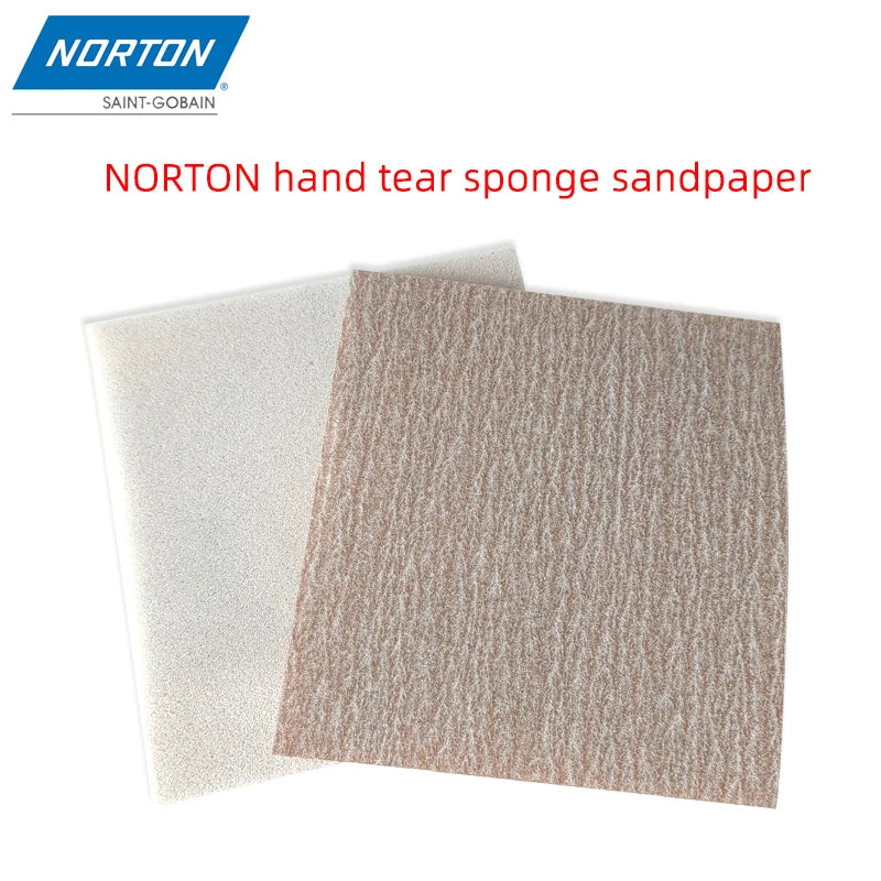 NORTON Sponge Sandpaper Roll 200 Sheets/BOX For Polishing Car Sheet Metal Spray Painting Metal /wood /Furniture Polished