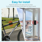 Wireless Vibration Bike Alarm With Remote Control Anti-Theft Alarm 110dB Loud Bike Door Window Motorcycle Security Alarm System