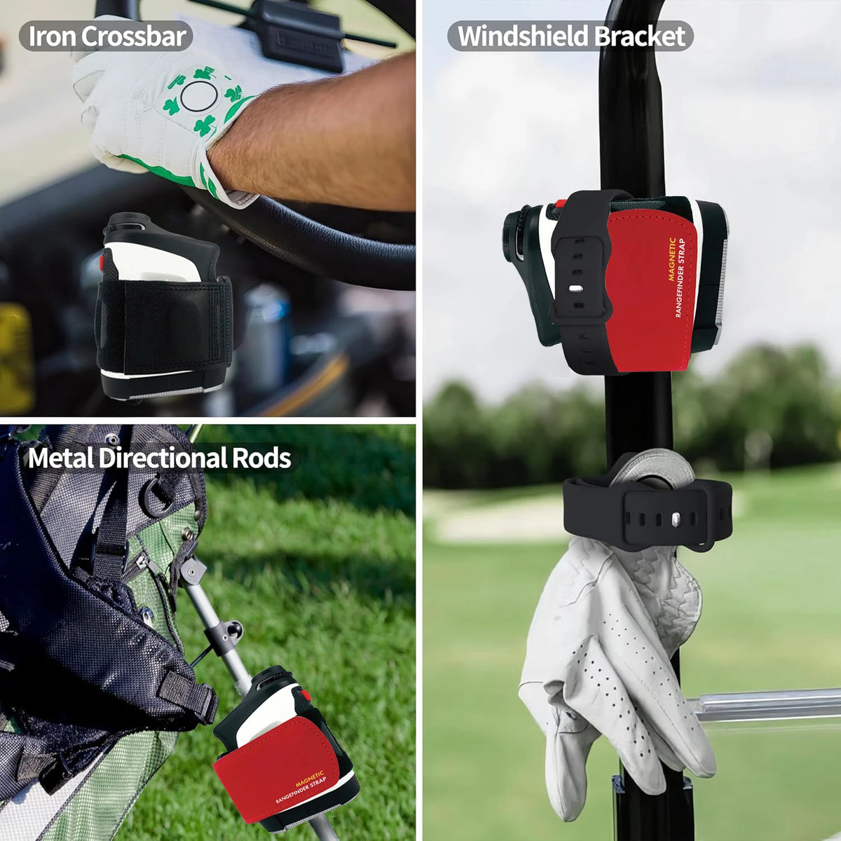 1pc Adjustable Range Finder Strap for Easy Access, Golf Rangefinder Magnetic Strap, Magnetic Strap For Golf Rangefinder