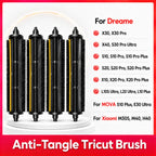 TriCut Brush Fit For Dreame X40 Ultra, X30 Pro, X20 Pro, S10, S20 Pro Plus, L10S Pro Ultra, Mova E30 Ultra, Xiaomi M30S, M40,H40