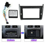 9 inch Car Radio Frame For VW Volkswagen Polo 5 Golf Passat GPS Dash Mount Kit Install Panel Adapter Cover Fascia Cable Canbus