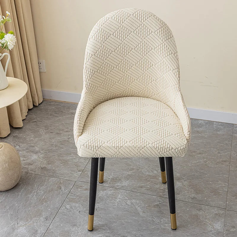 Polar Fleece Semicircle Armchair Covers Stretch Dining Chair Cover Office Chair Slipcovers Kitchen Wedding Banquet Seat Covers