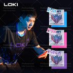 2025 New Loki RXTON 5 Color Series Table Tennis Rubber for Racket Sticky Pimples-in ITTF Approved Pink Rubber Ping Pong Rubber