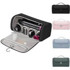 Hair Dryer & Curling Iron Storage Bag with Hanging Hook, Waterproof Non-Slip, Black