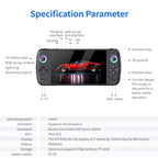 7.0 Inch Big Screen M27 Portable Pocket Retro Handheld Video Game Console 1024*600 Display Support LINUX Emelec 64G/128G