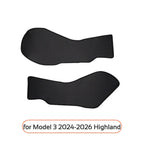 For Tesla Model 3 Y 2021-2026 LHD Center Console Two Side Anti Kick Pad Protector PU Leather Sticker Foot Cover Car Accessories