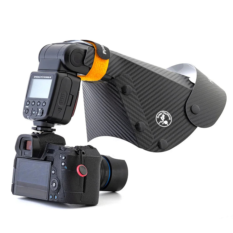Guage Hoof Cover Universal Flash Diffuser Softbox Speedlight Reflector Snoot Camera Accessories for Macro Lens Shooting