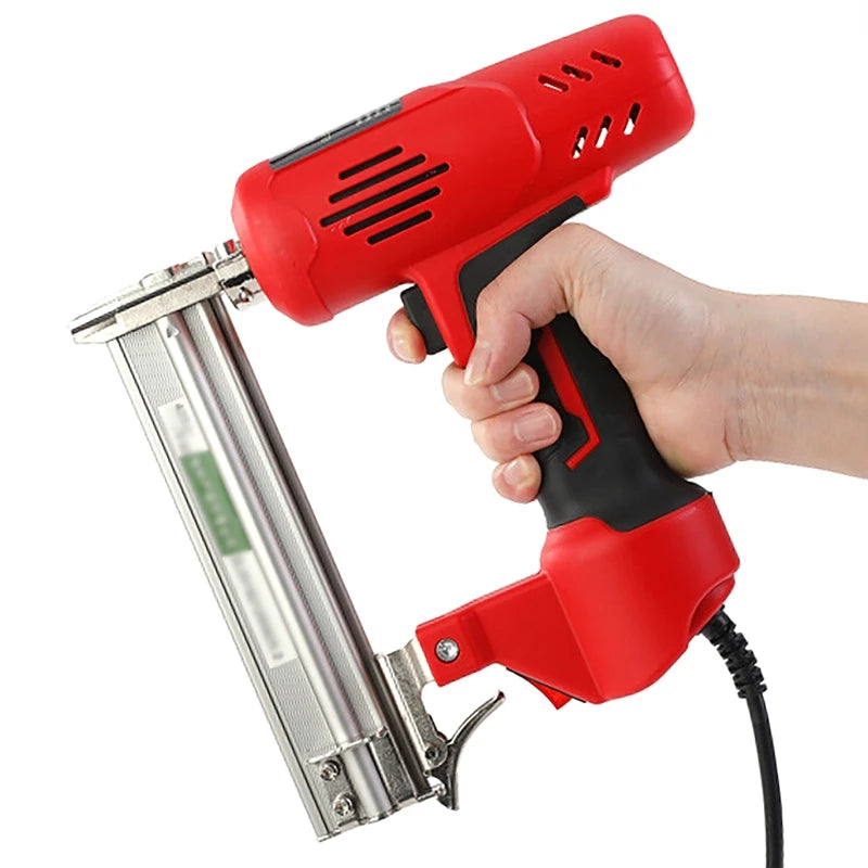 2600W Electric Nailer And Stapler Furniture Staple Gun F30 For Wood Frame Carpentry Woodworking Construction Electric Tools