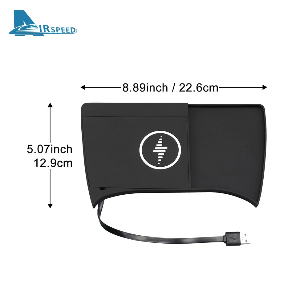 Car Wireless Charger For Subaru Crosstrek Impreza 2024 2025 For Iphone Mobile Phone PVC Charging Holder Wirelessly 15W RHD LHD