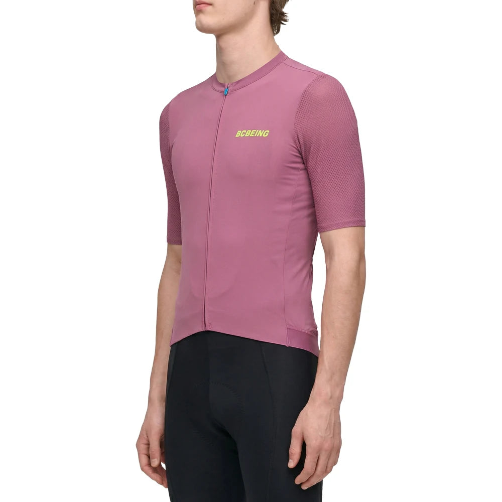 BCBE-ING New Summer Men Women Cycling Jersey LightWeight 3D Bubble Mesh Cycling Jerseys Quick Dry Breathable Cycling Maillot