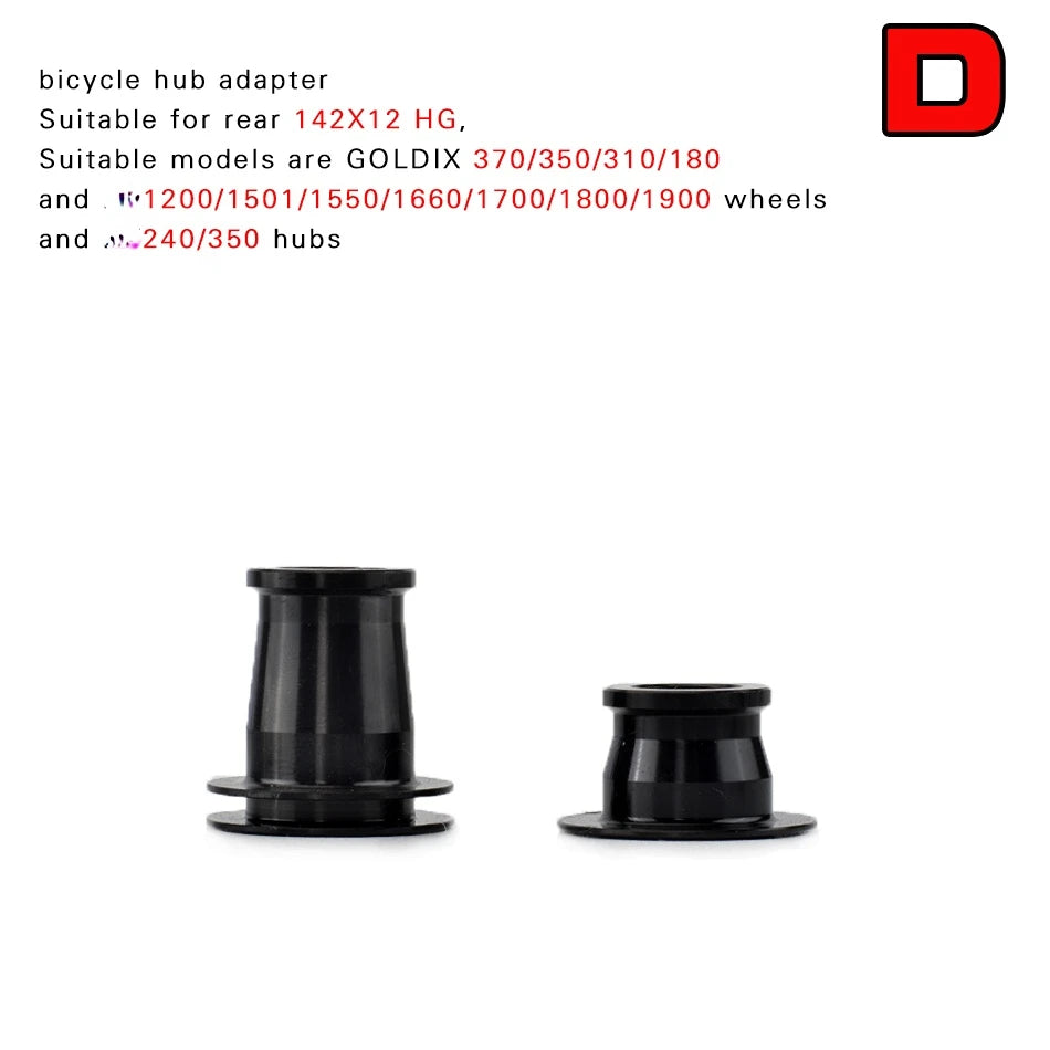 Free Shipping GOLDIX Mountain Road Gravel Bike Hub Adapter for M370 310 180 Series for SHIMANOSRAM 11S 12S/180 350 240 Adapter