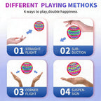 Flying Ball Boomerang Spinner Toys Hand Control Drone 360° Rotating Mini UFO With LED Lights for Children Funny Birthday Gifts