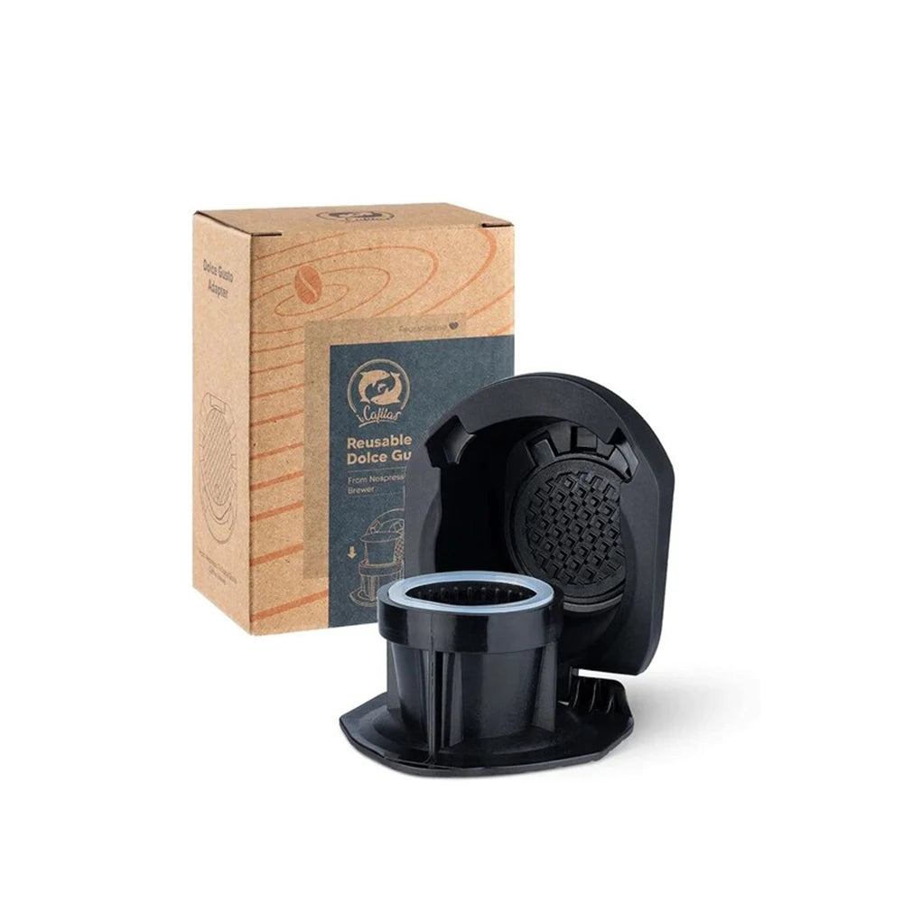 icafilas Dolce Gusto Adapter Coffee Capsule Nescafe Reusable Capsule Transfer To Nespresso Filter for Genio S / Piccolo XS