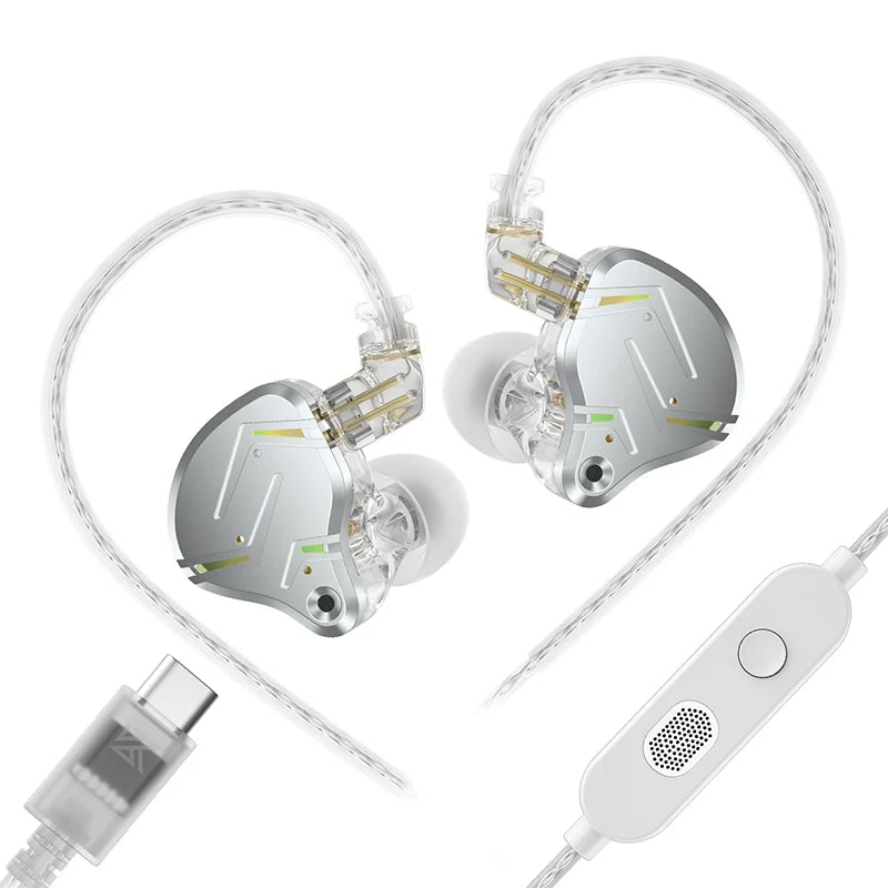 KZ ZST PRO X Hybrid DD&BA Driver IEM HiFi Earphones Upgraded High-Performance Headphones Wide Soundstage Design Wired Headset
