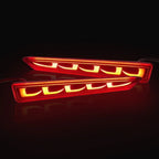 Car Rear Bumper Light for Toyota Raize 2019 2020 2021 2022 Dynamic Turn Signal LED Brake Warning Lamp Reflector 12V Accessories