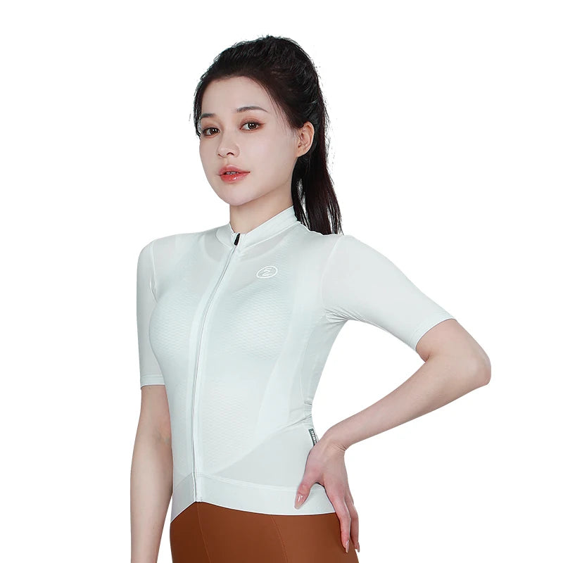 INBIKE New Summer Cycling  Jersey Women Lightweight Bicycle Clothing MTB Jersey with Pockets Quick Dry Bike Riding Shirt Clothes