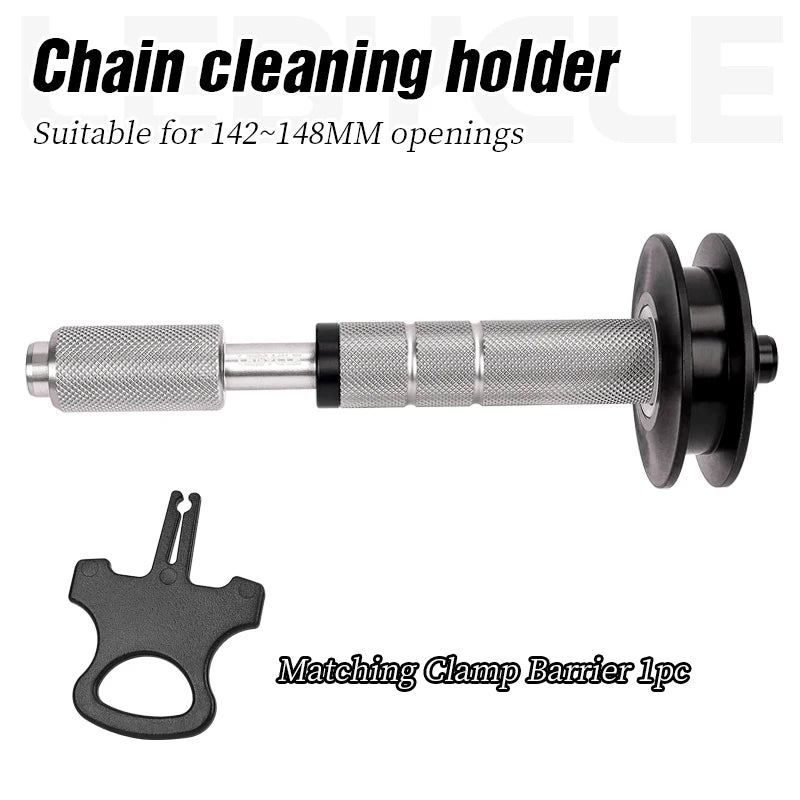 LEBYCLE Bicycle Chain Cleaning Fixator Bike Virtual Flywheel Chain Washer Retainer Bike Chain Tensioner Chain Washing Holder
