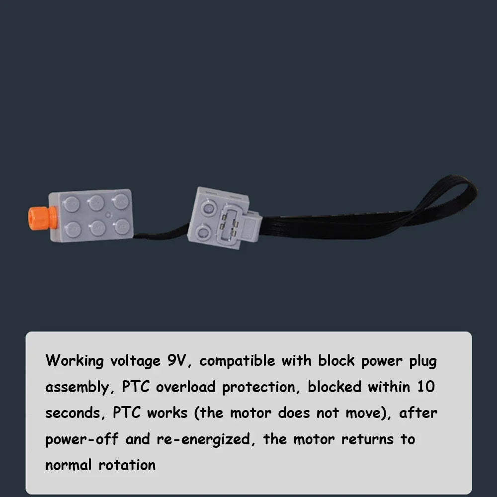 1/2/4pcs MOC Power Function Parts 2x3 Micro Motor Mini Motor Building Blocks Toy Compatible with Legoeds 2986 43362c01