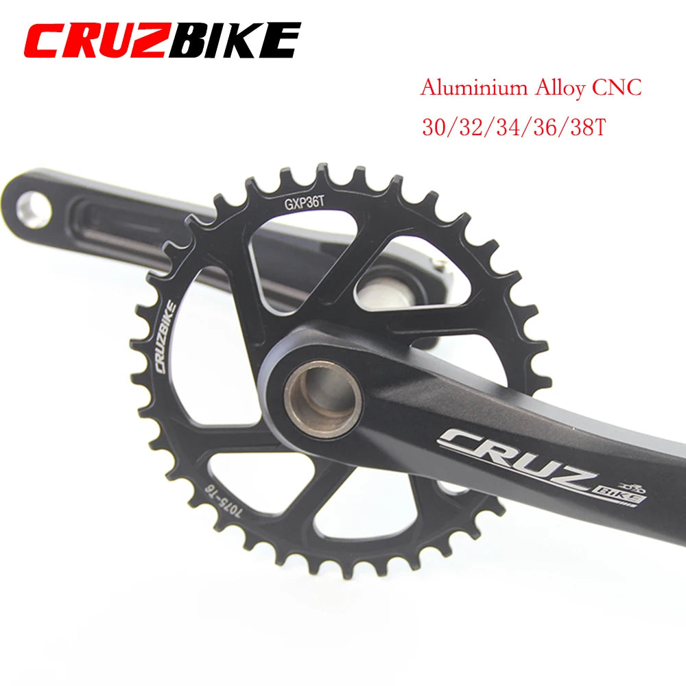 CRUZbike MTB Mountain Bike Kid's  Bicycle Crankset Crank 155/160/165/170/175mm Aluminum Alloy with Chainring 30/32/34/36/38T