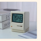 Retro Clock Creativity Maclock Alarm Clock Student Specific Wake Up Artifact Desktop Decor Electronic Display Alarm Clock