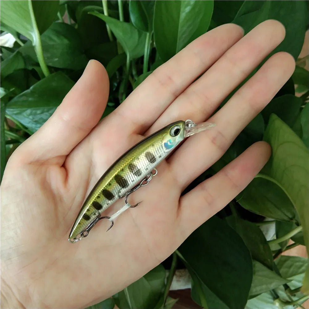 TSURINOYA 6pcs DW75 Sinking Jerkbait Fishing Lure 70mm 8.9g Minnow Hard Lure With Hook ABS Plastic Isca Artificial Leurre